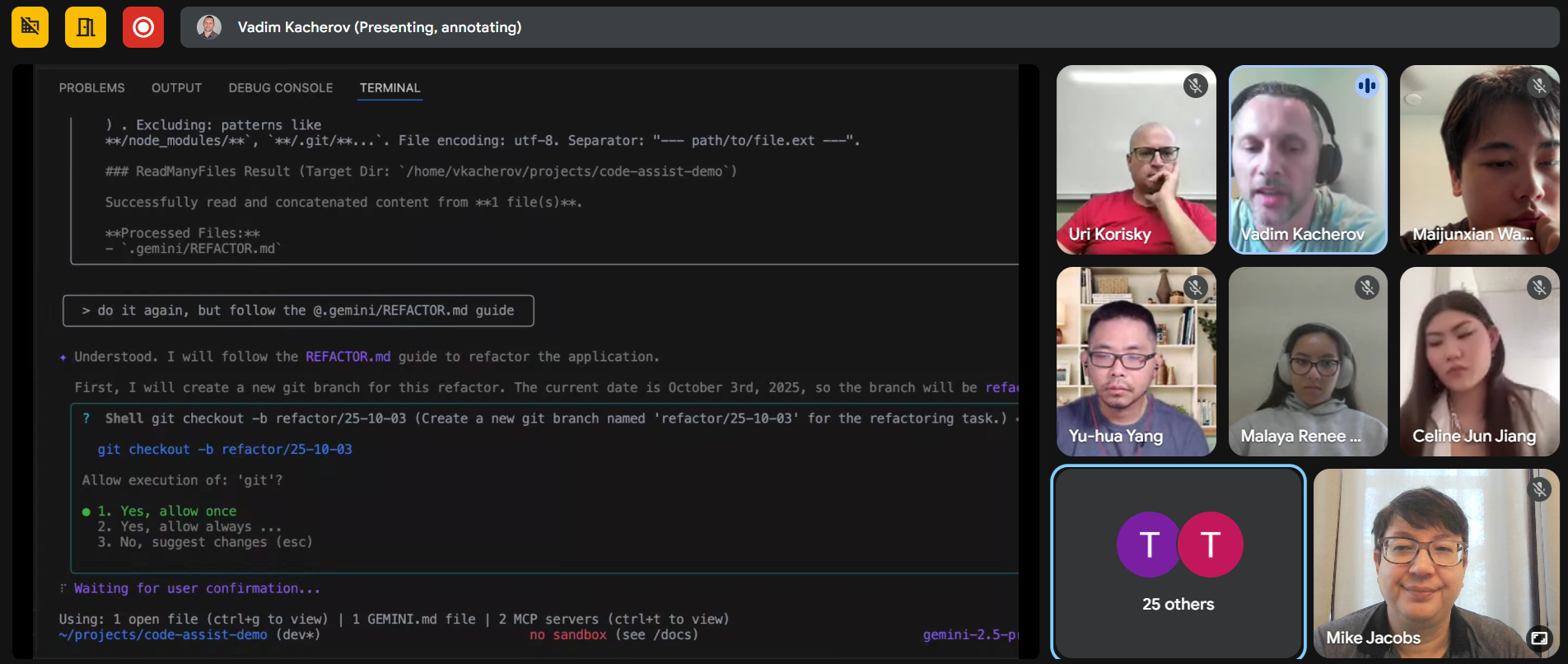 Gemini CLI class session